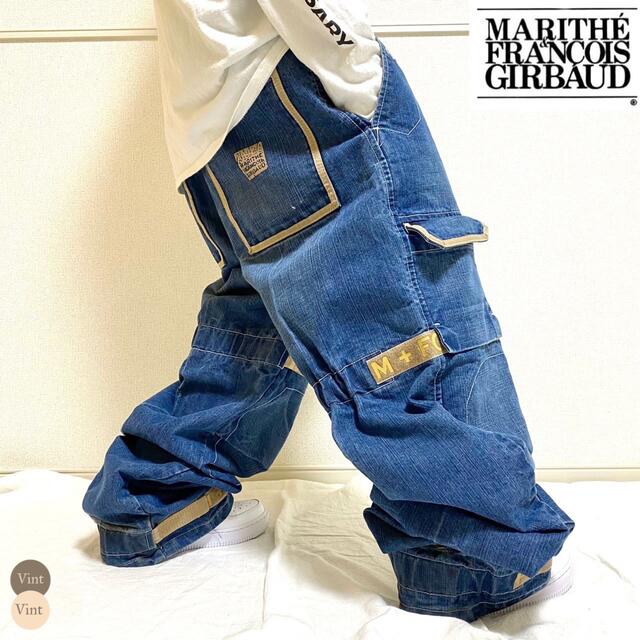 MARITHE FRANCOIS GIRBAUD シャトルパンツ デニム ワイド