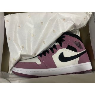 ナイキ(NIKE)のNike WMNS Air Jordan 1 Mid "Berry Pink"(スニーカー)