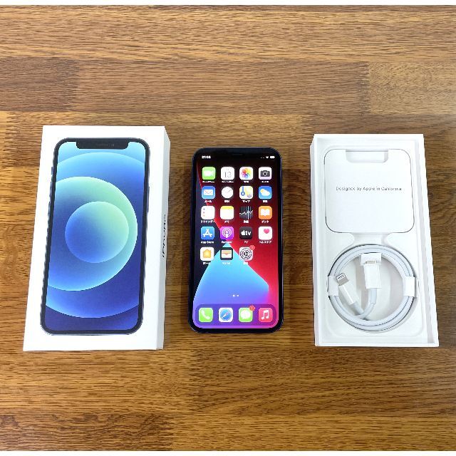 極美品 Apple iPhone12 mini 64GB Blue SIMフリー