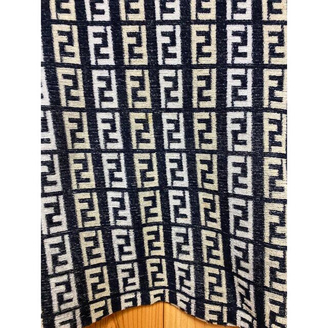FENDI(フェンディ)のオールド FENDI フェンディ ズッカ柄 パイル生地 半袖 カットソー レディースのトップス(Tシャツ(半袖/袖なし))の商品写真