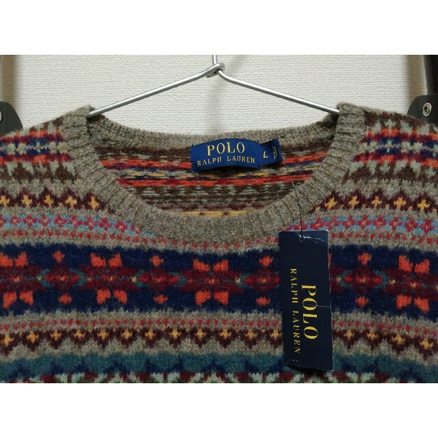 POLO RALPH LAUREN(ポロラルフローレン)のポロ ラルフローレン フェアアイルニットセーター 新品 メンズのトップス(ニット/セーター)の商品写真