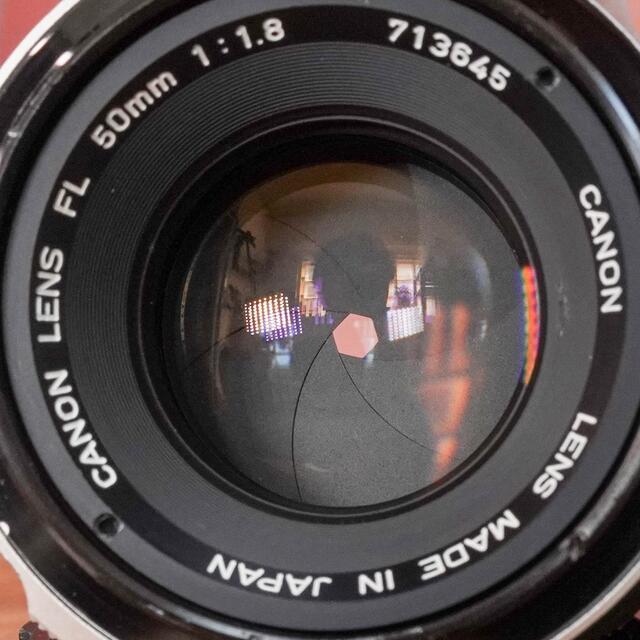 Canon(キヤノン)の【上美品】Canon FL 50mm f1.8　後期 ノスタルジックな名玉 スマホ/家電/カメラのカメラ(レンズ(単焦点))の商品写真