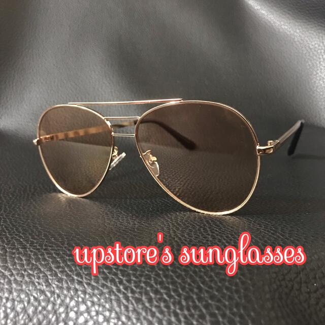 ◇ティアドロップサングラス︎◇UV400ブラウンレンズ ゴールド ◇ティアドロップサングラス︎◇UV400ブラウンレンズ ゴールド