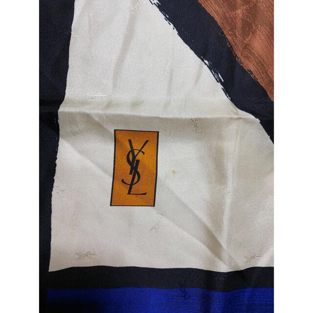 Yves Saint Laurent Beaute(イヴサンローランボーテ)のYSL イヴサンローラン レトロ柄 シルク スカーフ レディースのファッション小物(バンダナ/スカーフ)の商品写真