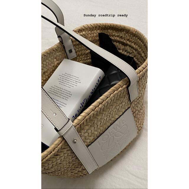 LOEWE - 美品 LOEWE カゴバッグ かごバッグ Mサイズ ミディアムサイズ