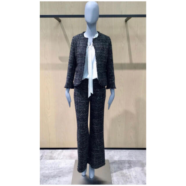 Theory - Theory 19ss ツイードノーカラージャケットの通販 by Theory - Theory 19ss ツイードノーカラージャケットの通販 by