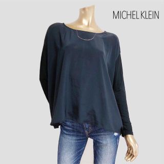 ミッシェルクラン(MICHEL KLEIN)のMICHEL KLEIN シアー切り替え カットソー＊ミラーオーウェン ZARA(カットソー(長袖/七分))