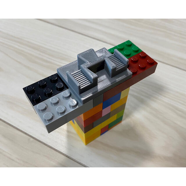 プラレール　レゴ (LEGO) 組み合わせレール ５個（自作品）