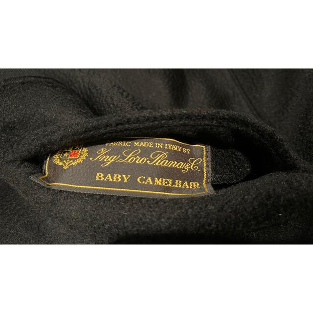 Noah Baby Camel Hair Hoodie in Black メンズのトップス(パーカー)の商品写真