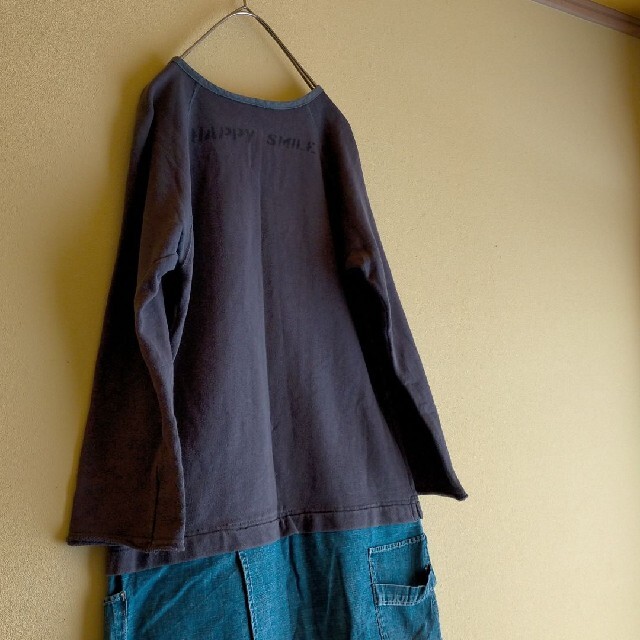 DENIM DUNGAREE(デニムダンガリー)のdenim&dungaree デニム切り替え ドッキングワンピース キッズ/ベビー/マタニティのキッズ服女の子用(90cm~)(ワンピース)の商品写真