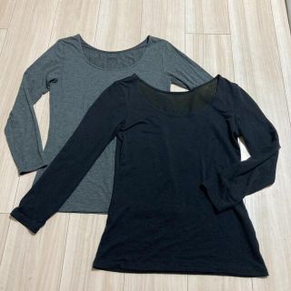 ユニクロ(UNIQLO)のユニクロ ヒートテックMサイズ2枚セット(カットソー(長袖/七分))