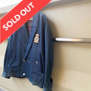 sold out！デニム　ダブルジャケット(Gジャン/デニムジャケット)