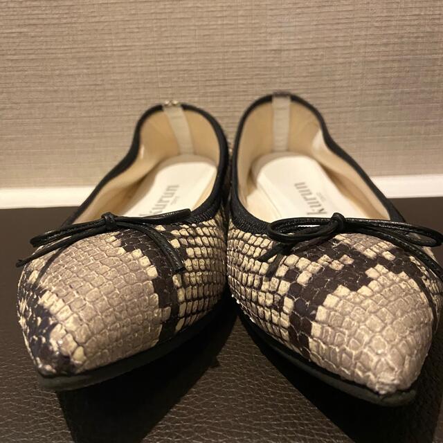 Tory Burch(トリーバーチ)の【最終値下】kurunTOKYOバレエシューズ/パイソン/23cm レディースの靴/シューズ(バレエシューズ)の商品写真