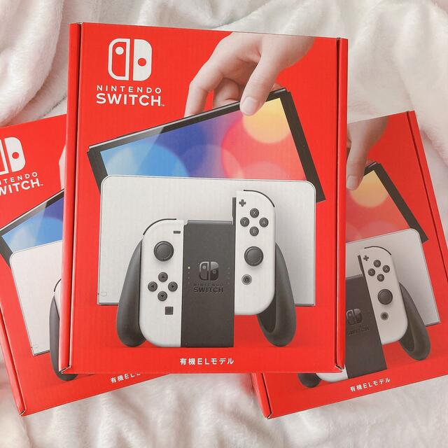 新品】任天堂Switch 有機EL ホワイト 3台セットニンテンドウスイッチ