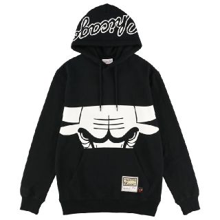 ミッチェルアンドネス(MITCHELL & NESS)のMitchell&Ness シカゴ・ブルズ ビッグ フェイス フーディ(パーカー)