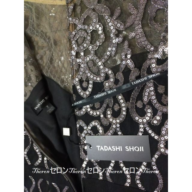 ご専用 新品♡ TADASHI タダシ スパンコール美刺繍 ワンピース