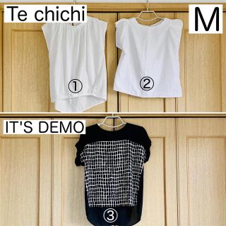 テチチ(Techichi)の3枚　Te chichi、IT'S DEMOノースリーブ　トップス(カットソー(半袖/袖なし))