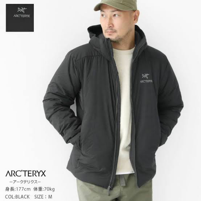 最終値下げ　新品未使用　atom ar hoody ブラック　M