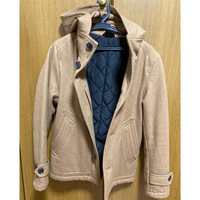 HARE(ハレ)のHAREハレ　フード付きコート　ブラウン メンズのジャケット/アウター(ダッフルコート)の商品写真
