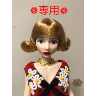 ❁yama様専用❁チェリーちゃん、ブライスなどに　お花のネックレス（黄）(その他)