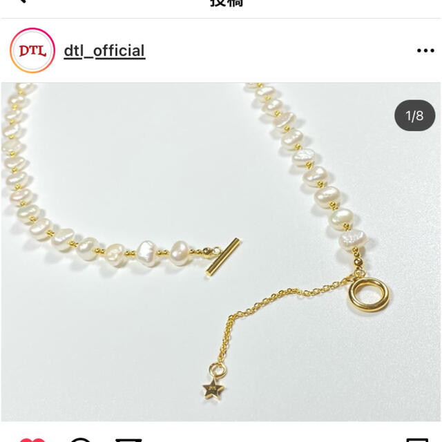 【新品未使用】最終値下げ✧DTL 2way パールネックレス レディースのアクセサリー(ネックレス)の商品写真