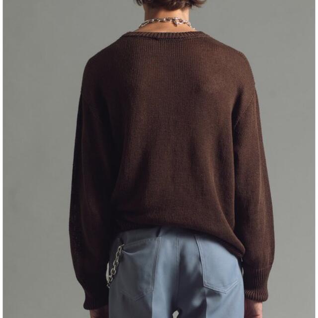 ALLEGE(アレッジ)のsecond layer knit crew neck/ニット メンズのトップス(ニット/セーター)の商品写真