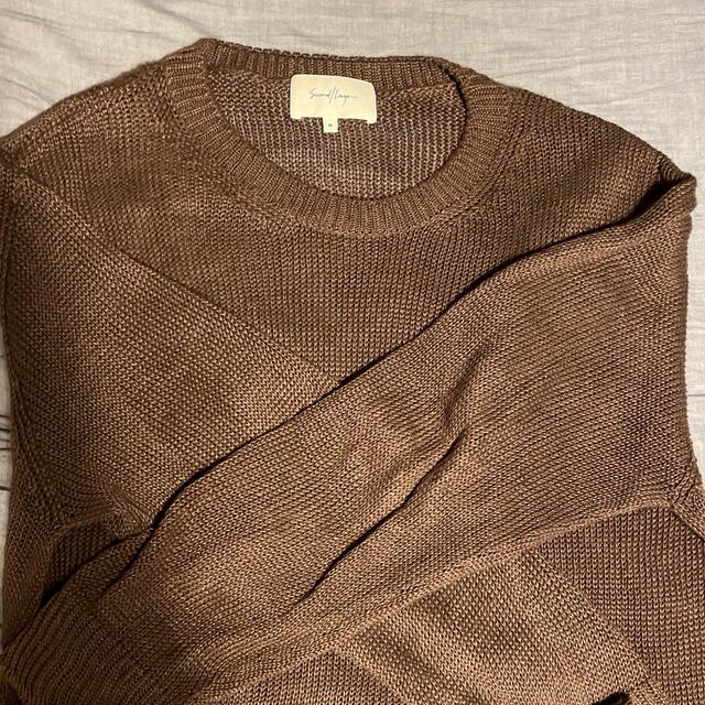 ALLEGE(アレッジ)のsecond layer knit crew neck/ニット メンズのトップス(ニット/セーター)の商品写真