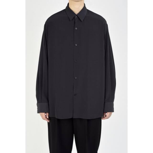 20AW Big Shirt パープルブラック 未使用