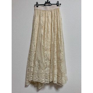 And rabbit. antique lace skirt(ロングスカート)