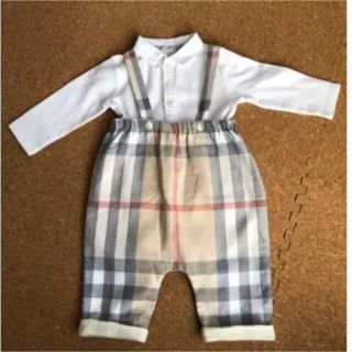 バーバリー(BURBERRY)の2月末までお値下　バーバリー　セットアップ　セレモニー　ベビー　6m 男の子(セレモニードレス/スーツ)