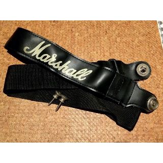 Marshall ギター ストラップ ロックピン ダンロップ マーシャル レア？(ストラップ)