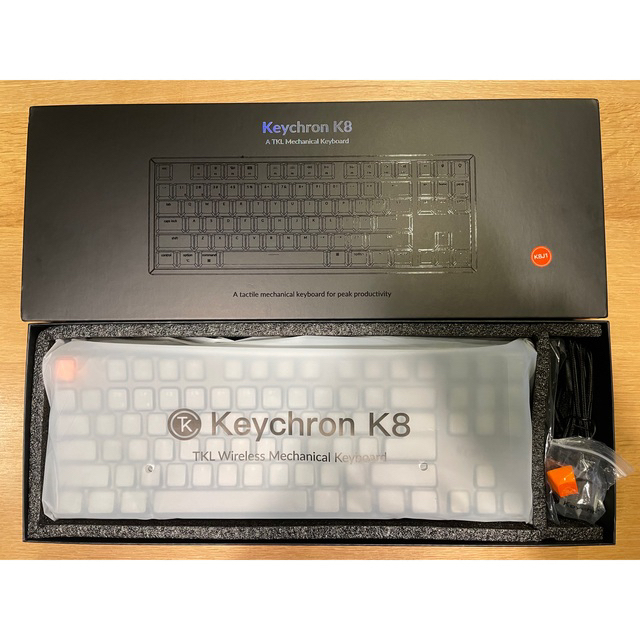 Keychron K8 キーボード RGB アルミニウム 赤軸