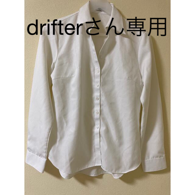 drifterさん専用　ホワイト　ブラウス　M レディースのトップス(シャツ/ブラウス(長袖/七分))の商品写真