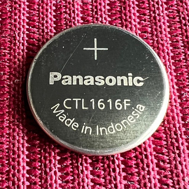 Panasonic(パナソニック)の郵送 パナソニック 二次電池 CTL1616 カシオに メンズの時計(腕時計(デジタル))の商品写真