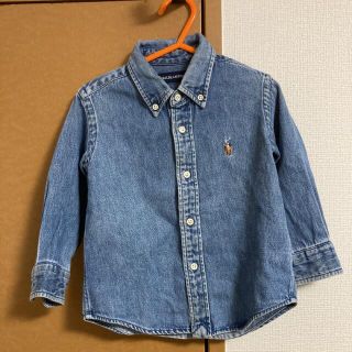 ポロラルフローレン(POLO RALPH LAUREN)のラルフローレン 長袖シャツ デニム　90cm(Tシャツ/カットソー)