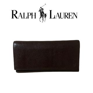 ポロラルフローレン(POLO RALPH LAUREN)の極美品 RALPH LAUREN ラルフローレン 2つ折り 長財布 ウォレット(長財布)