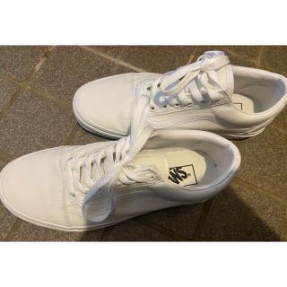 ヴァンズ(VANS)のVANS バンズ　白　スニーカー(スニーカー)