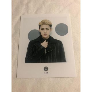 エクソ(EXO)のEXO フォト　写真　セフン　SEHUN カード　公式　黒(アイドルグッズ)