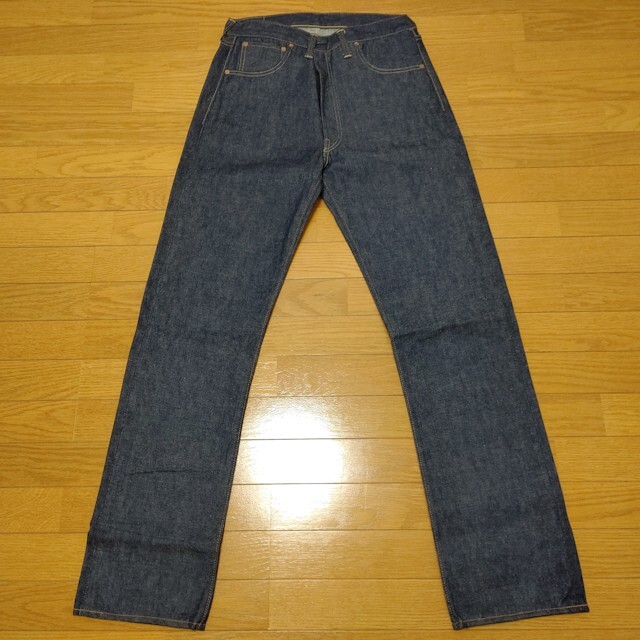 WAREHOUSE(ウエアハウス)の直営店限定仕様 Lot 1001XX(1000XX) 銅メッキボタン W32 メンズのパンツ(デニム/ジーンズ)の商品写真