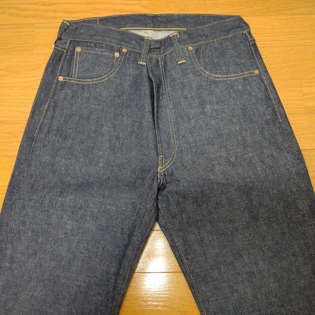 WAREHOUSE(ウエアハウス)の直営店限定仕様 Lot 1001XX(1000XX) 銅メッキボタン W32 メンズのパンツ(デニム/ジーンズ)の商品写真