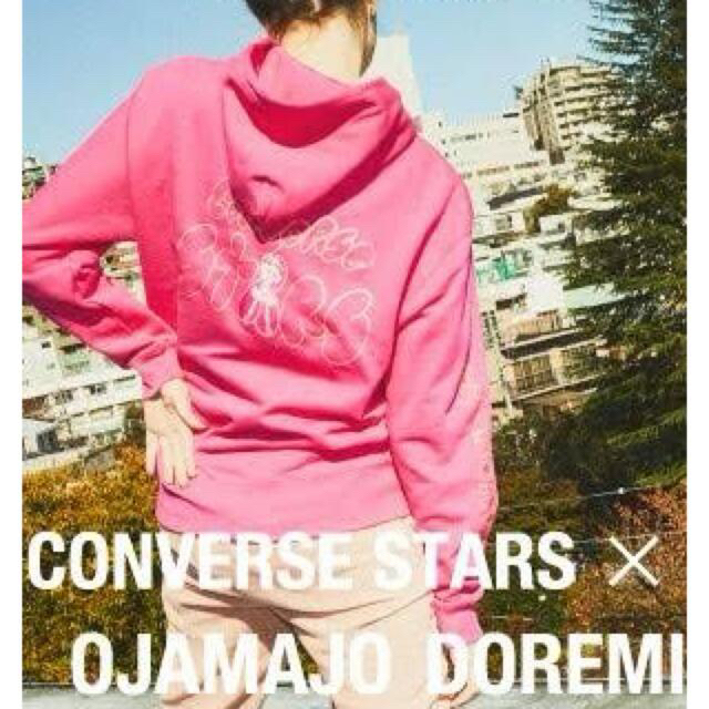 CONVERSE(コンバース)の【美品・コラボ】コンバース×おジャ魔女どれみ パーカー プルオーバー 春風どれみ レディースのトップス(パーカー)の商品写真