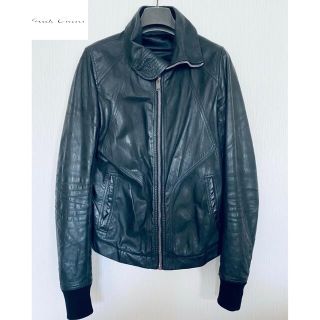 リックオウエンス(Rick Owens)のリックオウエンス　レザー　ジャケット(レザージャケット)