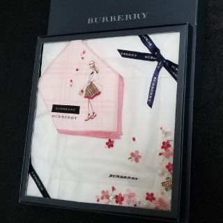 バーバリー(BURBERRY)のBURBERRY ハンカチ🌸チェリーブロッサム🌸SOLD ♡UT(ハンカチ)