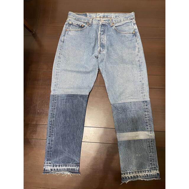 Levi's(リーバイス)のリーバイス 501 再構築 リメイク デニム パンツ メンズのパンツ(デニム/ジーンズ)の商品写真