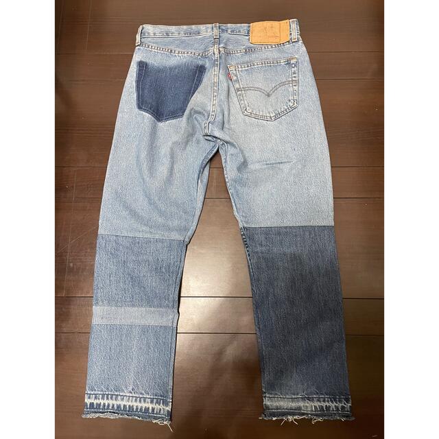 Levi's(リーバイス)のリーバイス 501 再構築 リメイク デニム パンツ メンズのパンツ(デニム/ジーンズ)の商品写真