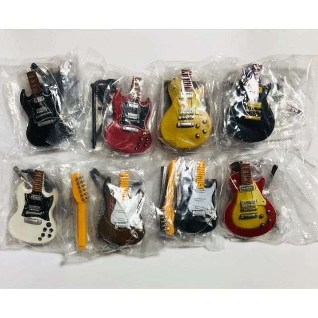 ROCK STAR ギターフィギュア リアル ミニチュア 8種類 セットの通販 by