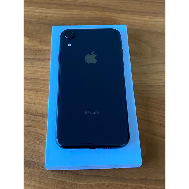 iPhone XR 128GB SIMフリー 傷なし美品 バッテリー100%-