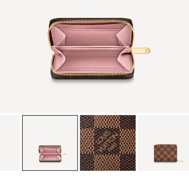 LOUIS VUITTON(ルイヴィトン)のダミエ　ジッピー　コインパース　スタッズ付き レディースのファッション小物(コインケース)の商品写真