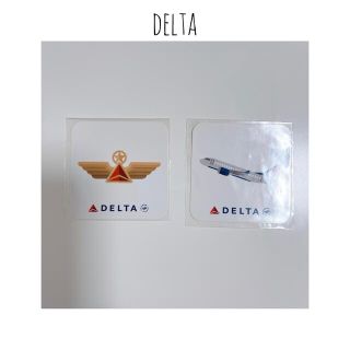 デルタ(DELTA)のデルタ航空 ステッカー(ノベルティグッズ)