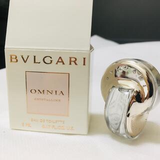ブルガリ(BVLGARI)の新品 ブルガリ オムニア クリスタリン オードトワレ ミニ香水5ml 匿名配送(その他)